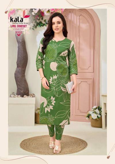 Kala long comfort vol-1 coord set Kurti wholesale in Vadodara